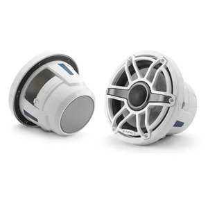 Products: Jl Audio M6-650x-s-gmti-i 6.5″ Marine Coaxial Speakers Gray Titanium Sport Grille With Led