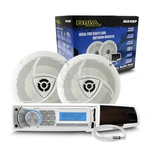 Jl Audio M6-880x-s-gwgw 8.8″ Marine Coaxial Speakers Gloss White Sport Grille
