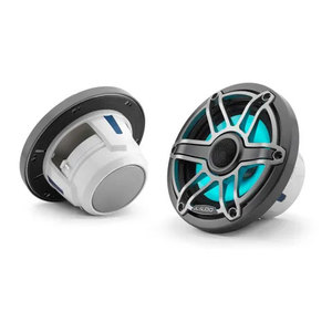 Products: Jl Audio M6-88x-s-gmti-i 8.8″ Marine Coaxial Speakers With Led And Titanium Sport Grille