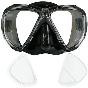 Masks And Snorkel: Atlantis Quest M12 Dive Mask with Corrective Lenses