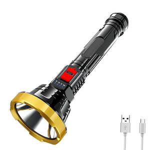 Camping: Multi-function LED Flashlight USB Long-range Light