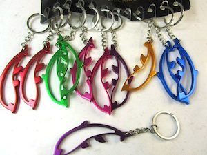 Boating: Key Ring With Dolphin / Bottle Opener - Random Colour