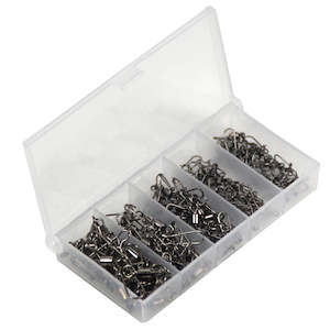 Value Pack 100pc/Box Rolling Snap Swivels