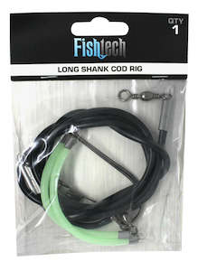 Cod: Fishtech Cod Long Shank Rig (2 hook)