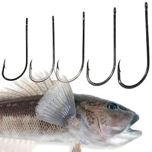 8pk 6/0 LongShank Cod Hooks