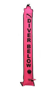 Safety Devices: Dive Safety 120cm Surface Marker Buoy Pink