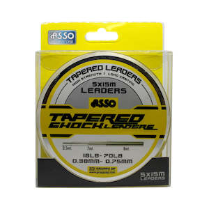 Tapered Shock Leader Clear 18-70lb 5 x 15m