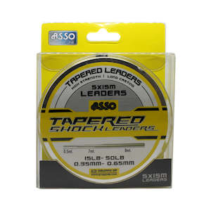 Leaders: Tapered Shock Leader Clear 15-50lb 5 x 15m