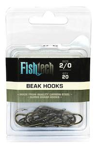 Beak Hooks: Fishtech Beak Hooks 2/0 (20 per pack)
