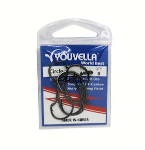 Circle Hooks: Youvella Circle Hooks 4/0 (8 PER PACK)