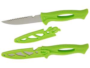Fishing Knives: 4" Bait Knife & Sheath - Value Pack Of 2 Knives