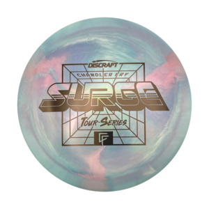 Surge: Discraft Surge - Chandler Fry Tour Series - Tour Series - Swirly Light Blue