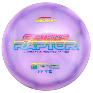 Discraft Captain's Raptor - Z Swirl Line - LIght Purple