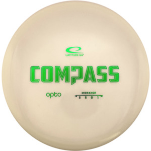 Compass: Latitude 64 Compass - Gold Line - White