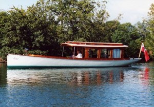 Products: Landamores Frolic 36 Luxury Electric Launch – NZ Electric Boat Co