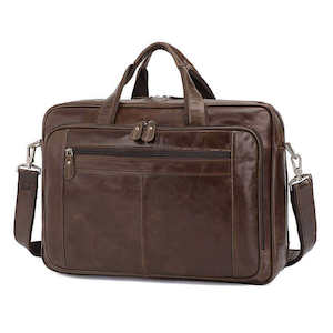Briefcases: Spacious Leather Laptop Bag for Business