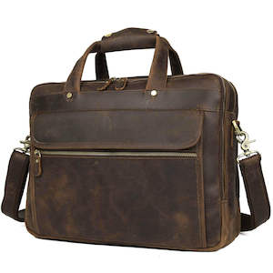 Briefcases: Leather Laptop Bag | Vintage Work Bag