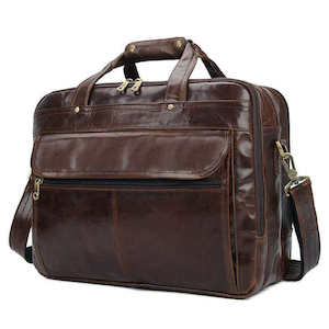Briefcases: Men's Leather Laptop Bag - Stylish & Functional