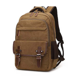 Canvas Laptop Backpack - Fits 14 Inch