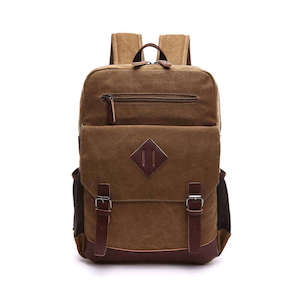 Mens Backpacks: Canvas Backpack | Fits 14 Inch Laptop