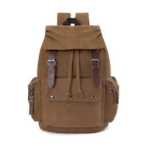 Mens Backpacks: Casual Canvas Laptop Backpack 23L