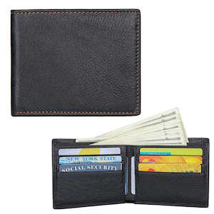 Men's Genuine Leather Minimalist Wallet