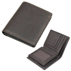 Men's Genuine Leather Wallet - Vertical
