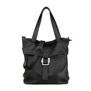 Tote Bags: Large Premium Leather Vertical Shoulder Bag