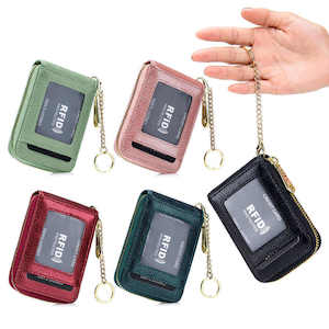 RFID Leather Card Holder Wallets – Secure and Stylish
