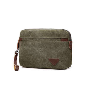 Canvas Multi-Purpose Clutch Bag - Unisex Versatile Design