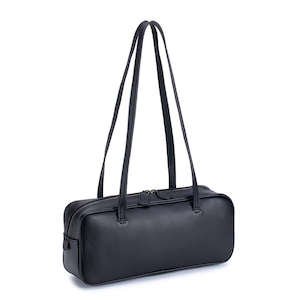 Womens Handbags: Elegant Leather Shoulder Pillow Bag