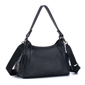 Womens Bags: Leather Shoulder Bag – Multi-Pocket Crossbody & Handbag