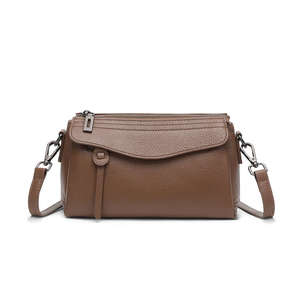 Womens Bags: Leather Small Shoulder Crossbody Bag – Convertible Design