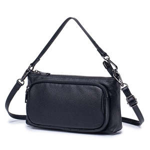 Leather Small Crossbody Bag – Mini Handbag with Detachable Straps
