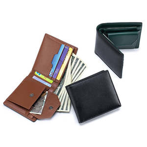 Wallets: Leather Wallet with Coin Pocket – Bifold Wallet