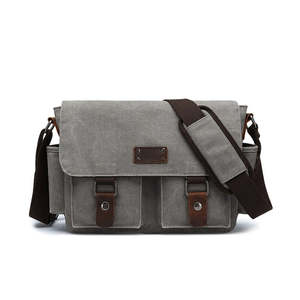 Canvas Messenger Shoulder Bag