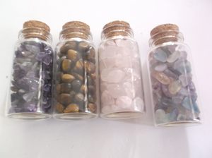 Gem stone bottles (Rose quartz) - NZ Gems