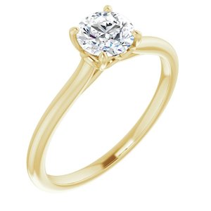 Rings From 1000 1500: 1/2 Carat Love Heart Round Brilliant Lab Grown Diamond Engagement Ring