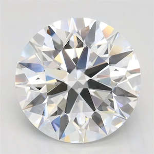 2.50ct Round Lab Grown Diamond (Colour D, Clarity VVS1, Cut ID, IGI Certified)