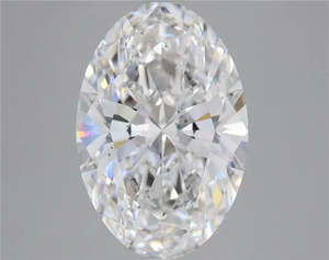 6.21ct Oval Lab Grown Diamond (Colour E, Clarity VS2, IGI Certified)
