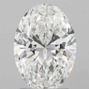 2.21ct Oval Lab Grown Diamond (Colour E, Clarity VVS2, IGI Certified)