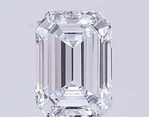 0.51ct Emerald Lab Grown Diamond (Colour F, Clarity VS1, IGI Certified)