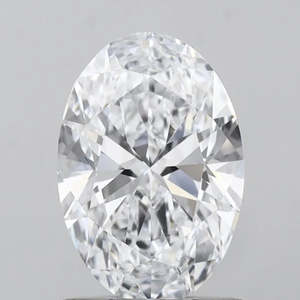 1.01ct Oval Lab Grown Diamond (Colour E, Clarity VVS2, IGI Certified)