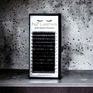 All Items 12: D Curl Ellipse Flat Lashes - 0.15 Mixed Length (8-15mm)
