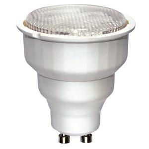 Gu10 Reflector: GU10 240V 7W FLUORESCENT 2700k/WARM WHITE (REPLACES 35W HALOGEN)