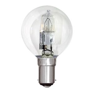 Lustre: BA15D 240V 28W CLEAR ENERGY SAVER LUSTRE 2,000 Hour Life