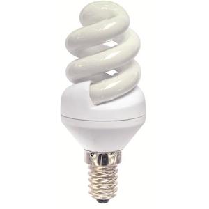 Spiral: E14 Spiral 240V 7W Warmwhite 10,000 Hour Life