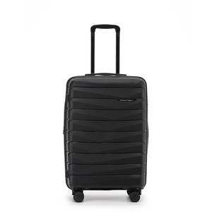 The New Zealand Luggage Co Pilot Collection Polypropylene 66cm Trolley case NZ005B-Black
