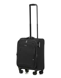Frontpage: Tosca Luna-Lite Collection 52cm Softside carry-on four wheel trolley case TCA234C-Black/Grey