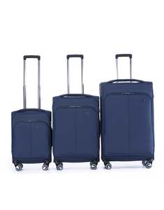 Deluxe Grange Collection TCA752 Suitcase Full Set - Indigo Blue